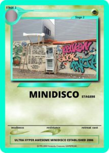 Verstopte Minidisco